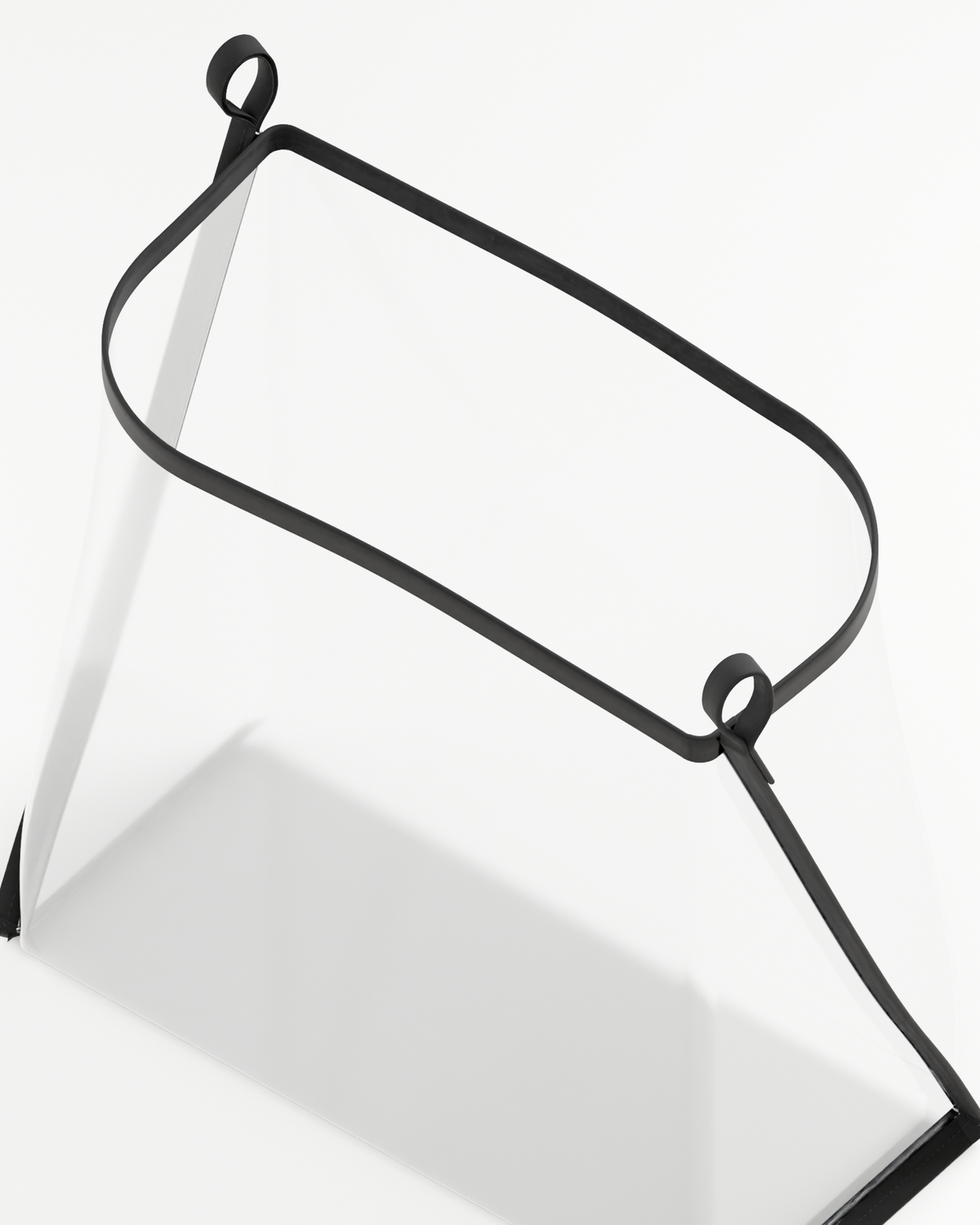 Bucket only · open top and clear vinyl interior