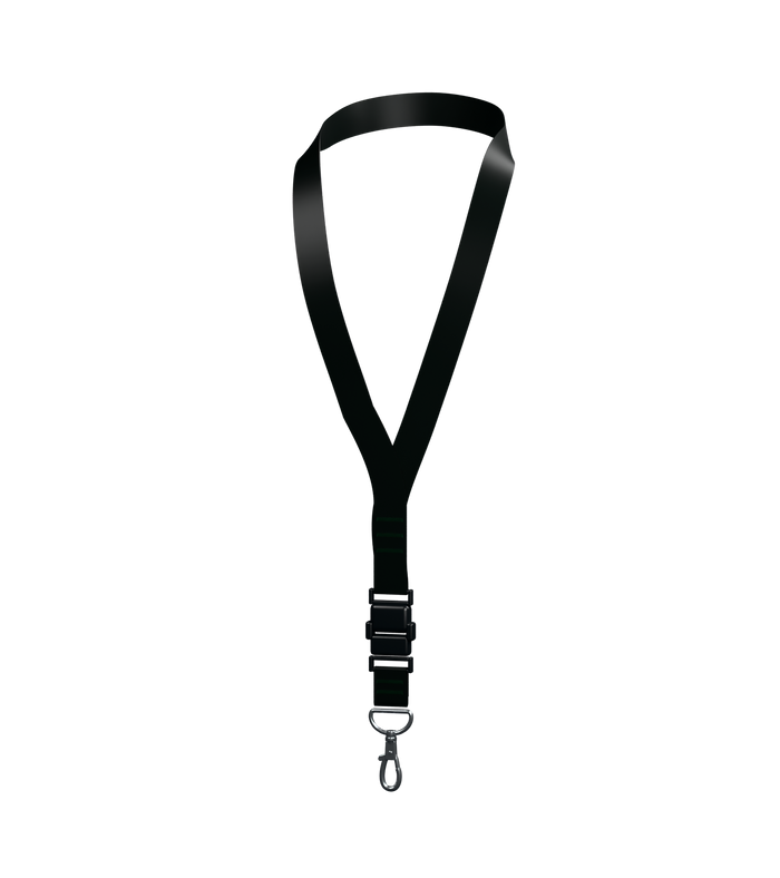 Black / Pattern Lanyards + Key Fobs