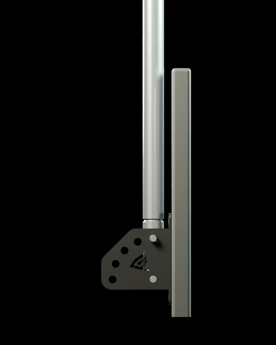 MVP mount side profile at zero degrees