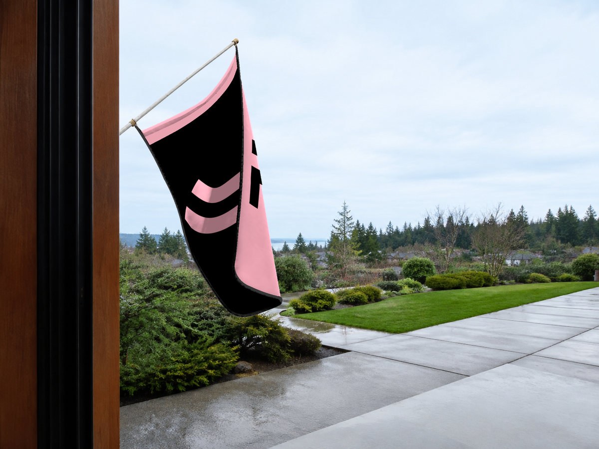 Juventus Authentic Gameday Flag — approved one-scene environment view — EXO R89 — item_id=euro-soccer-juventus — source_sha256=3471b366872ab8d3639e5ff311bc7a5a770addced96b479689047f2fee840dee
