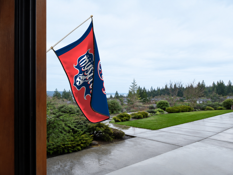 Washington Mystics Authentic Gameday Flag — approved one-scene environment view — EXO R89 — item_id=wnba-washington-mystics — source_sha256=d59dac310c0eb7a1bb3cd4b1806d63da597dd1b07582e57403c8d114aa120dfa