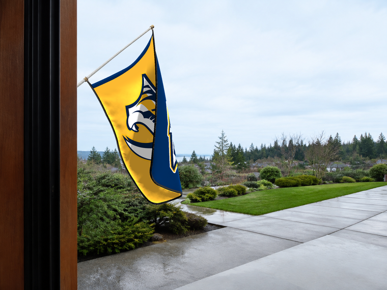 Nashville Predators Authentic Gameday Flag — approved one-scene environment view — EXO R89 — item_id=nhl-nashville-predators — source_sha256=e725013edf70c7ac9a46aa32ecfcb589a555fb1e0400784346d4c78908809bc1