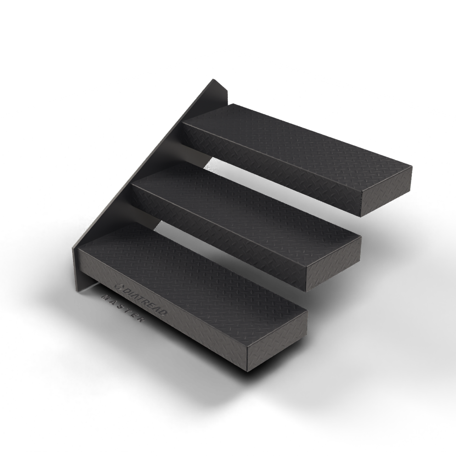 DSCF- DiaTread Cantilevered Floating Stair - MAT_TREADBRITE_3003_H22 / FIN_BLACK