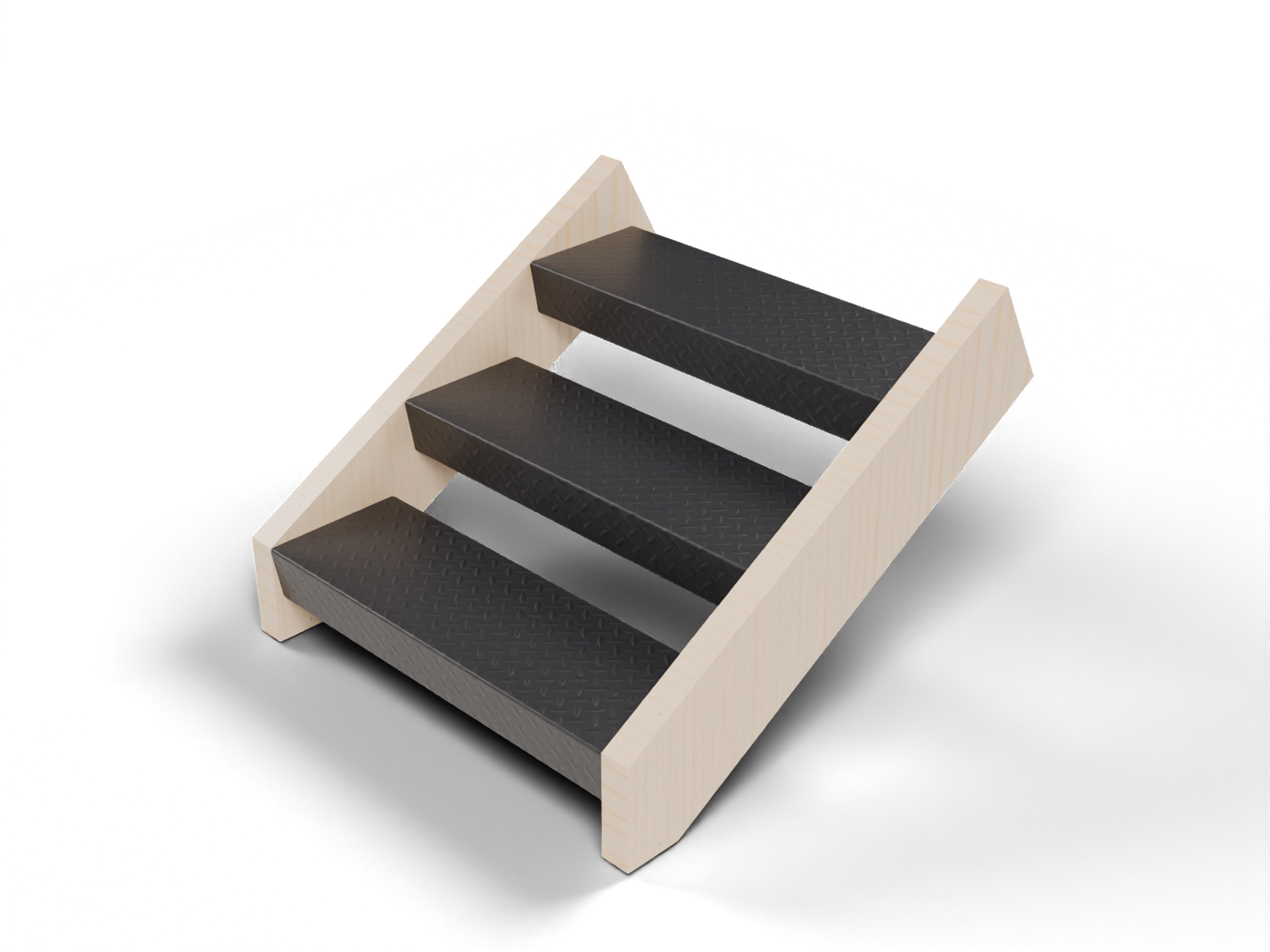 DSTXL - DiaTread XL Stair — MAT_TREADBRITE_3003_H22 / FIN_BLACK