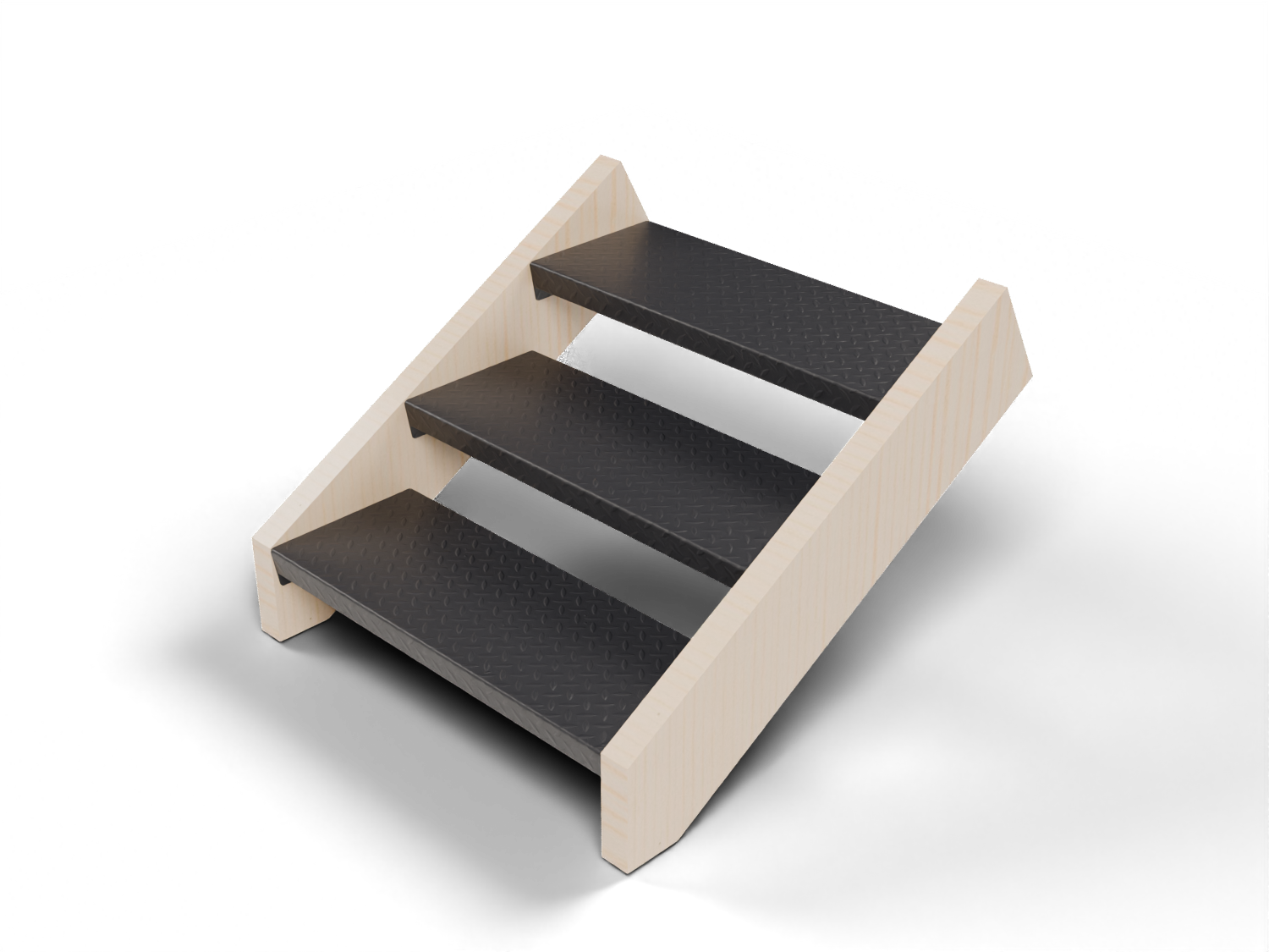 DSTX - DiaTread X Stair — MAT_TREADBRITE_3003_H22 / FIN_BLACK