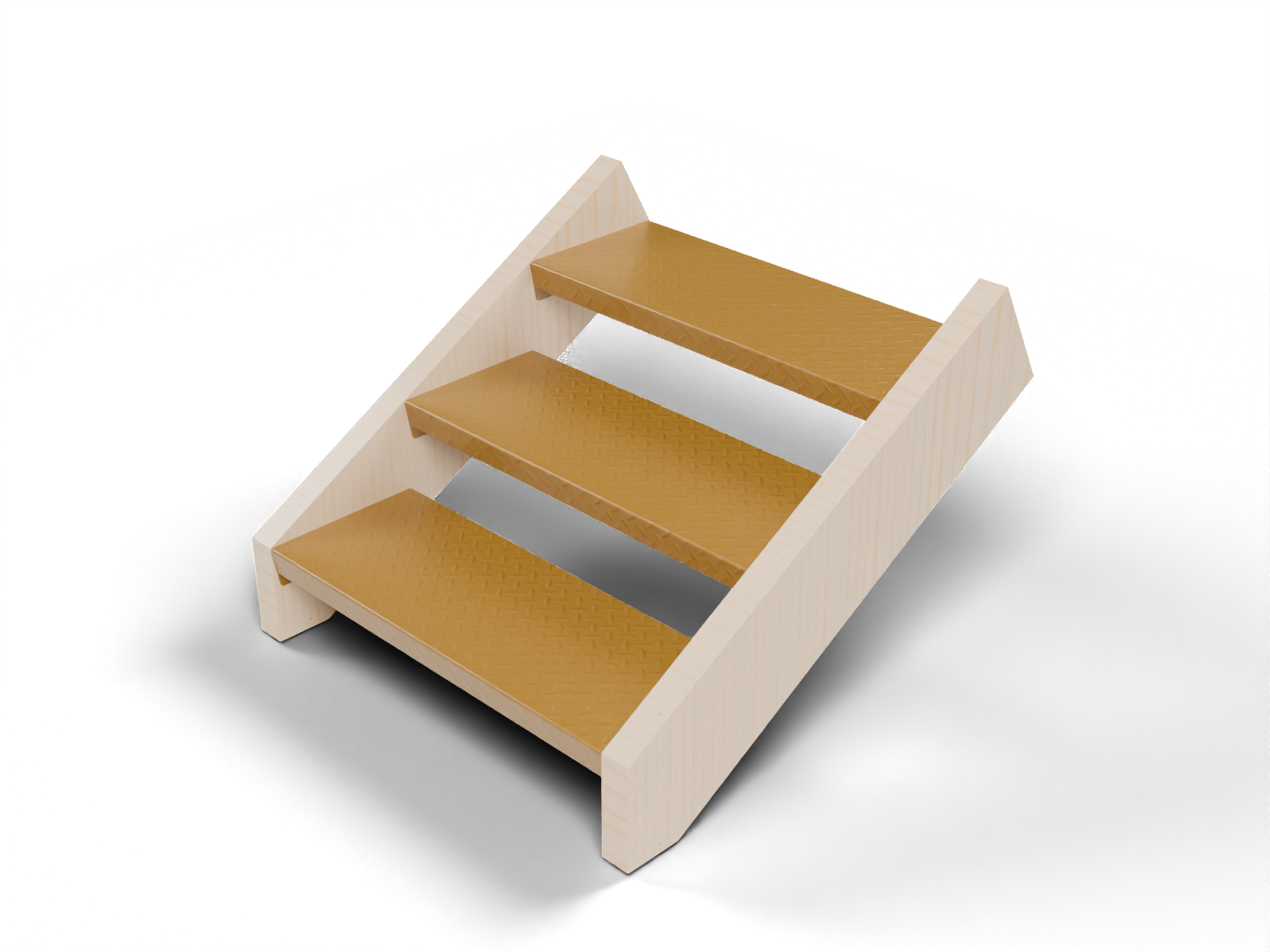 DSTX - DiaTread X Stair — MAT_TREADBRITE_3003_H22 / Super Grip Gold (PTB-10687)