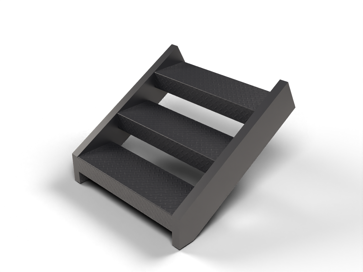 DST - DiaTread Stair Tread — MAT_TREADBRITE_3003_H22 / FIN_BLACK