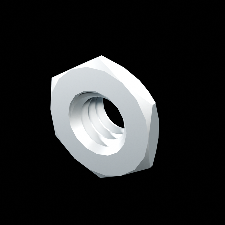 EXO-HDW 1/4-20 Flush Nut - EXO-HDW-FN-1420-TBC - Specification pending - HERO view
