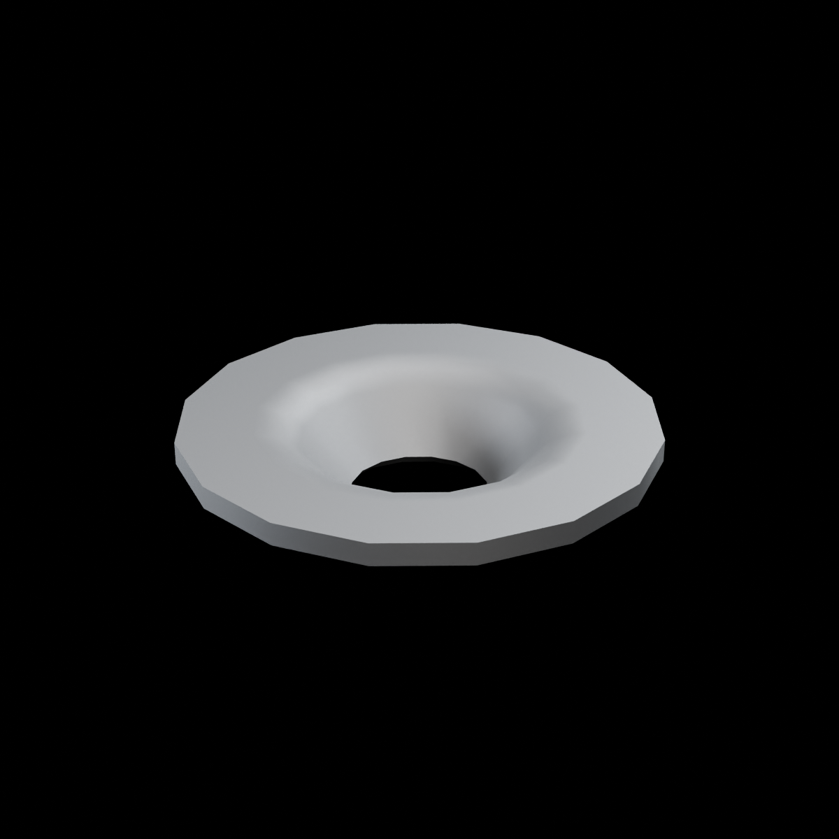 EXO-HDW 1/4-Inch Flat Washer - EXO-HDW-FW-14-100-FLUSH-BLK - Black oxide - HERO view