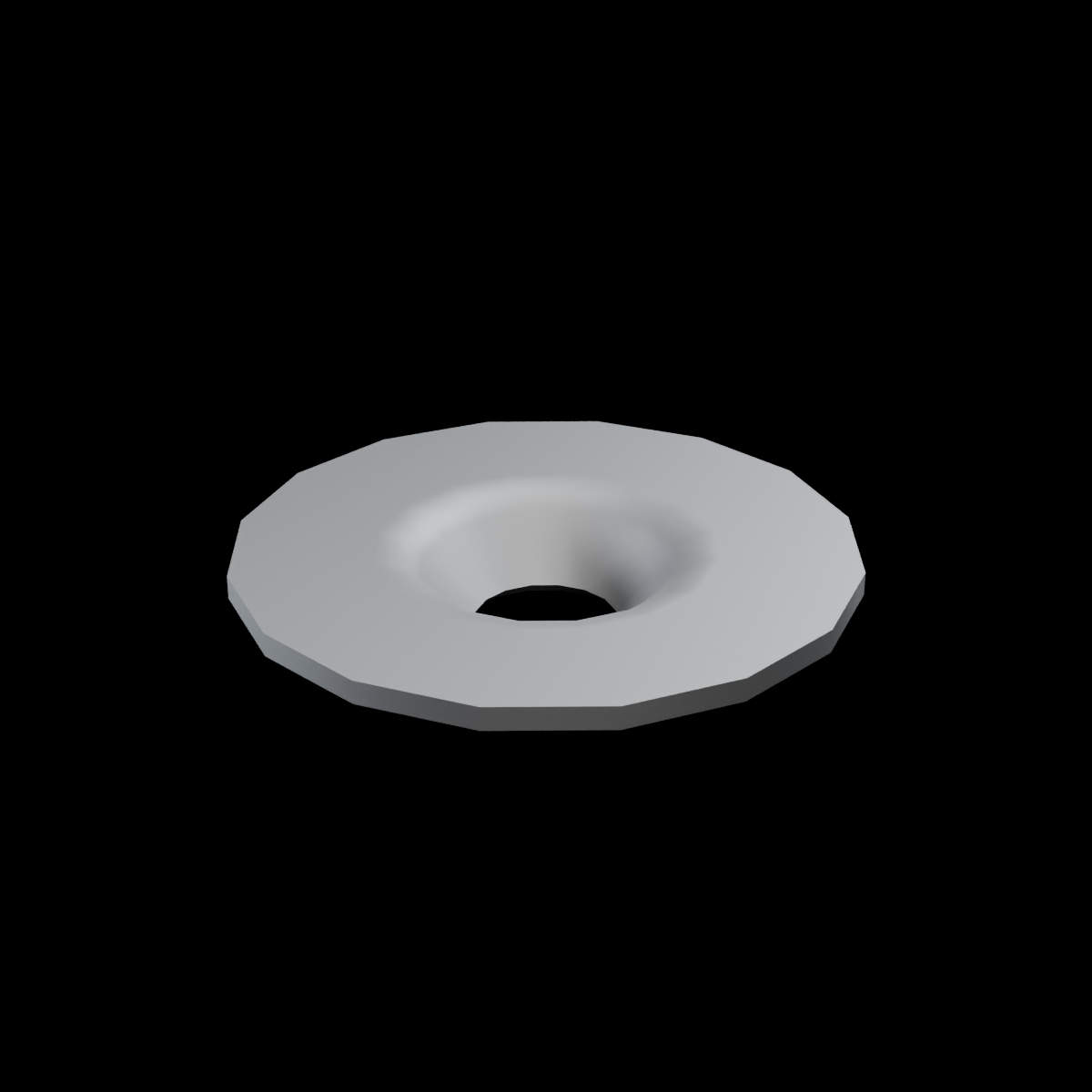 EXO-HDW 1/4-Inch Flat Washer - EXO-HDW-FW-14-125-FLUSH-BLK - Black oxide - HERO view