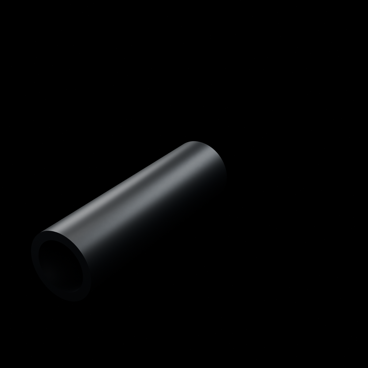 RolyPulley Roller Replacement - EXO-HDW-RP-ROLLER-125-BLK - Black oxide - HERO view - R02 finish-controlled