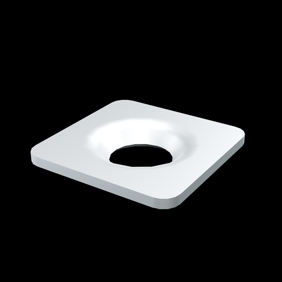 EXO-HDW 1/4-Inch WebWasher - EXO-HDW-WW-14-100-RAW - Raw stainless - HERO view