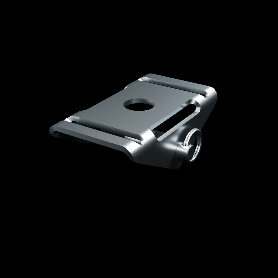 RolyPulley Equip — 1.25 in - tumbled polished 304 stainless steel - HERO view