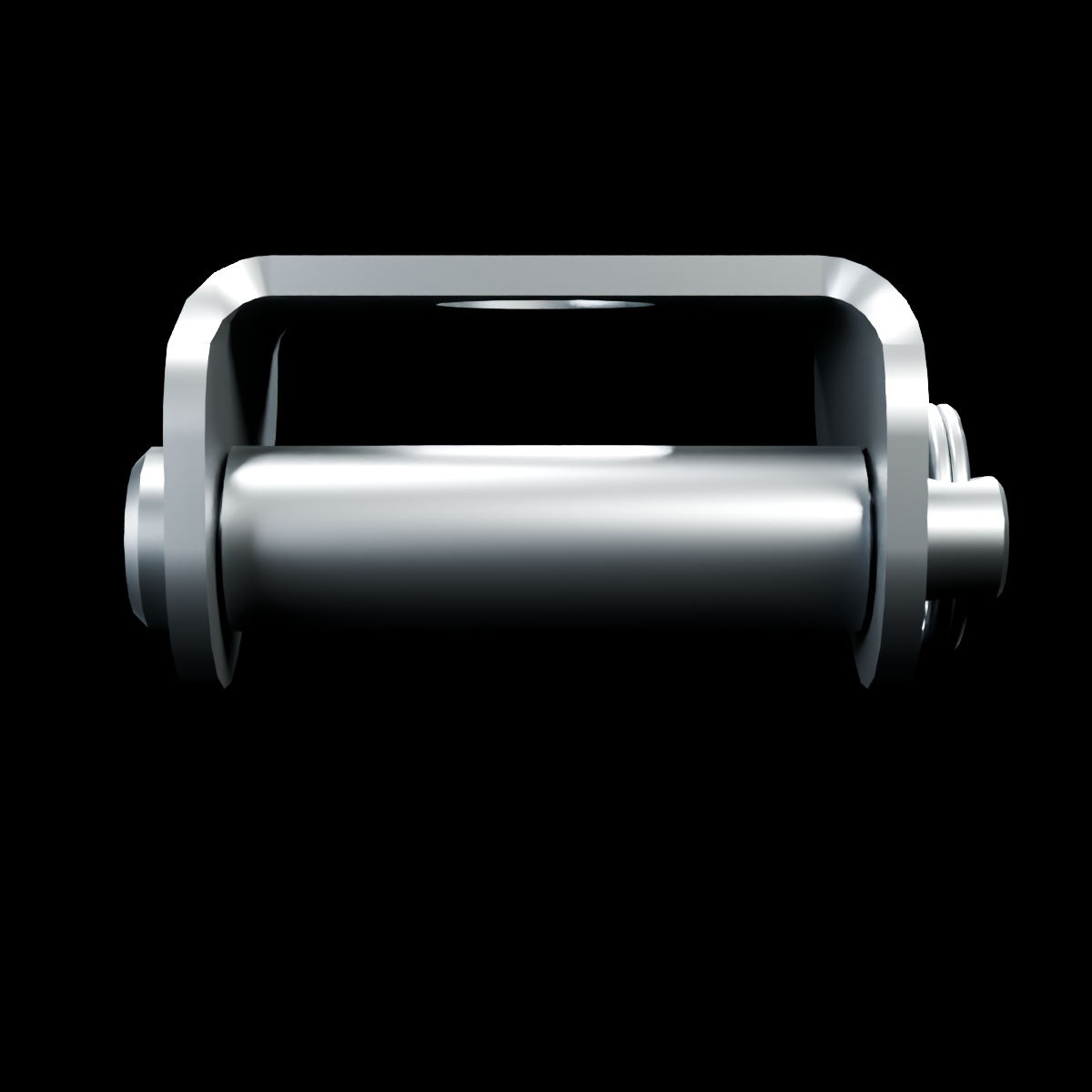 RolyPulley Offset - 1.25 in - R04 corrected split-ring - FRONT view