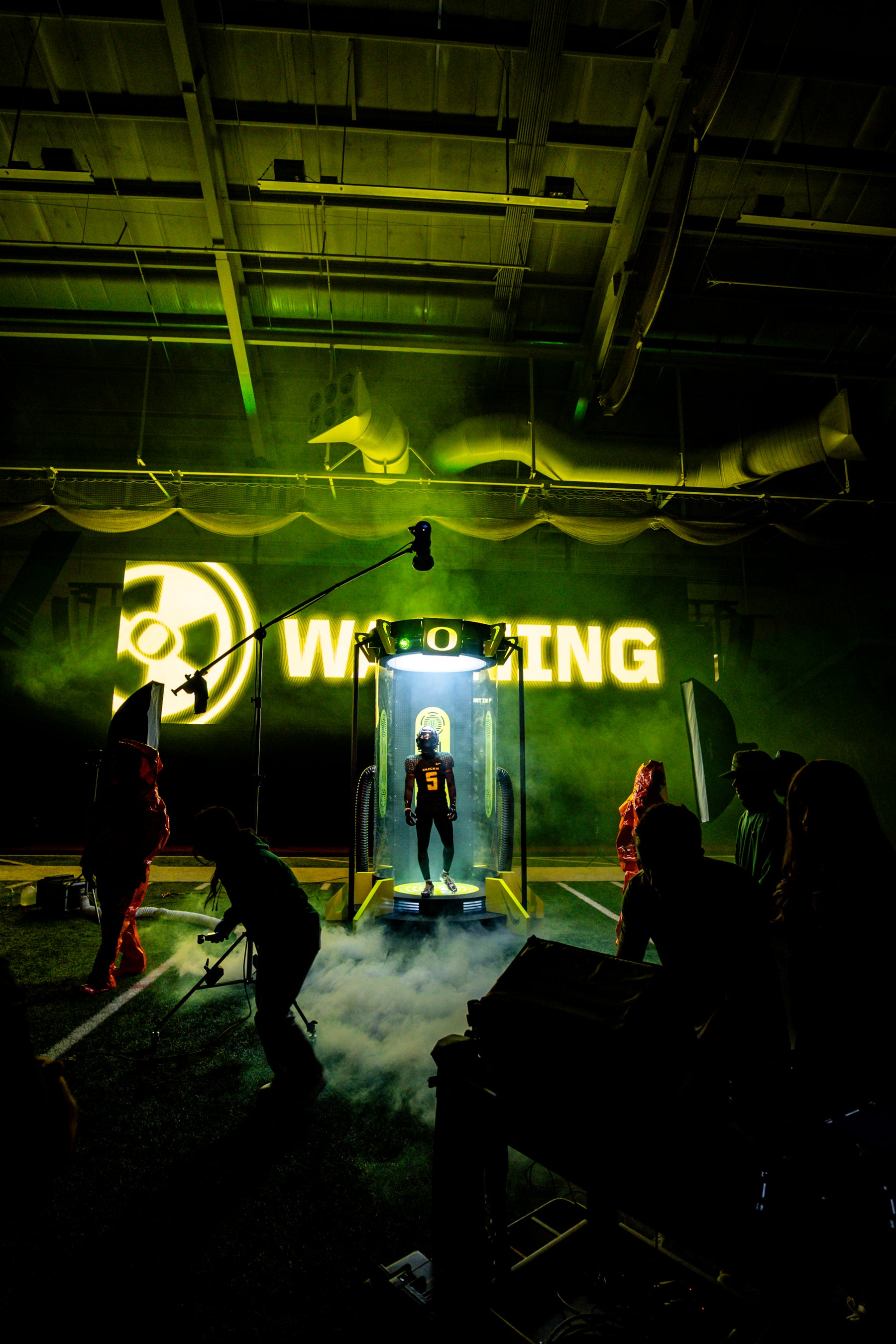 University of Oregon Cryo Chamber physical brand experience