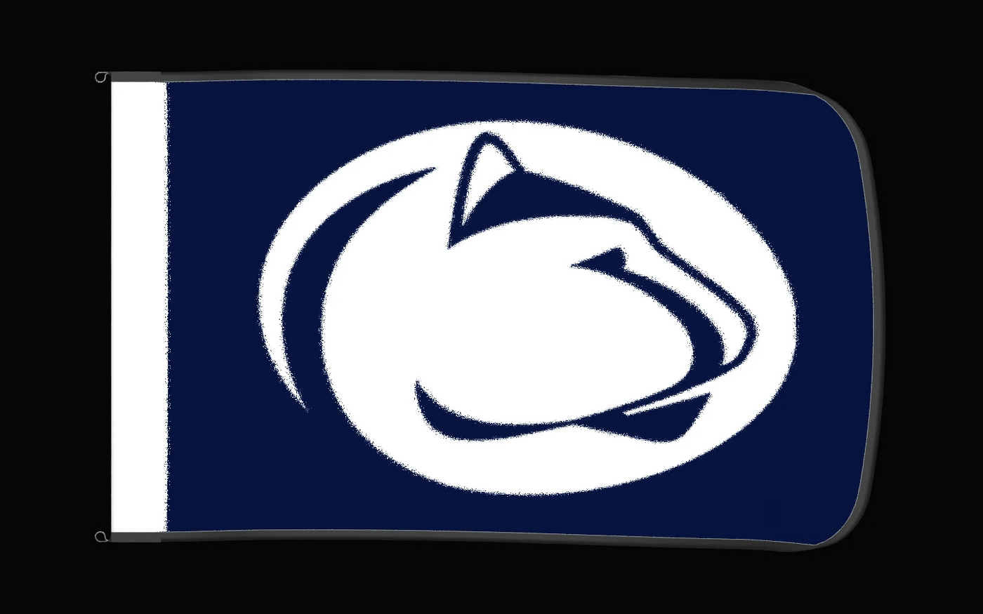 EXO rotating product view — Penn State Nittany Lions Authentic Gameday Flag — controlled catalog turntable