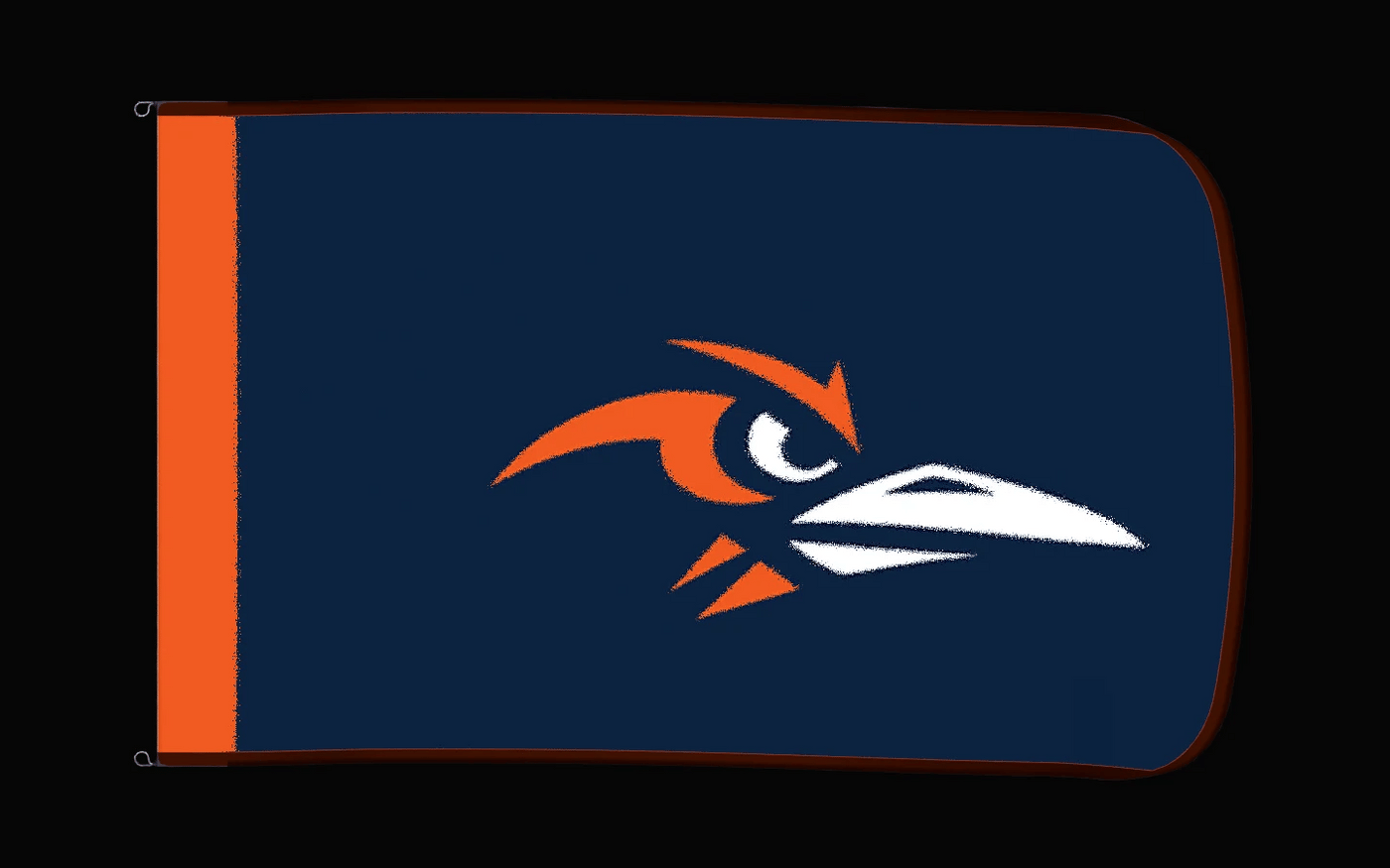 EXO rotating product view — UTSA Roadrunners Authentic Gameday Flag — controlled catalog turntable