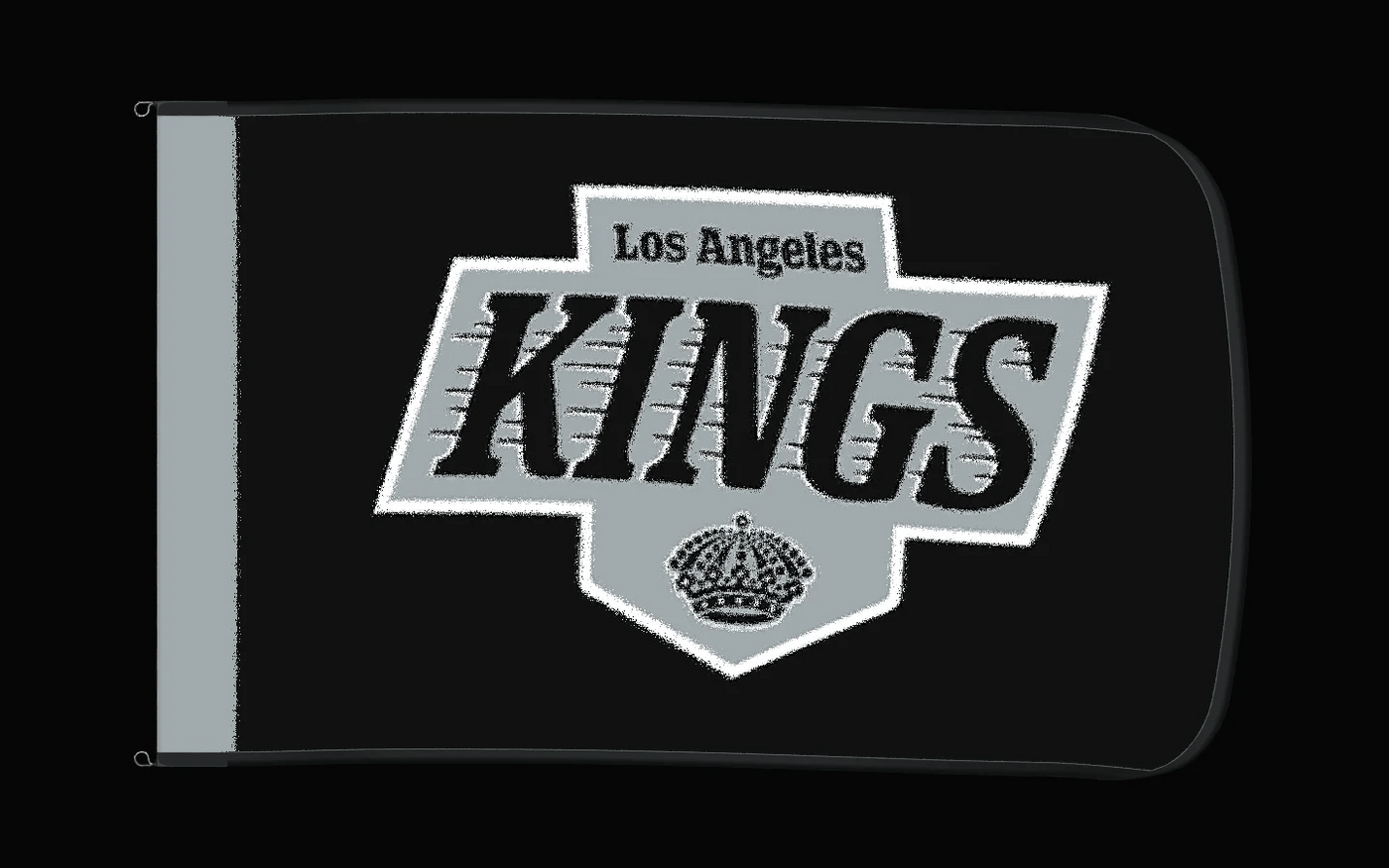 EXO rotating product view — Los Angeles Kings Authentic Gameday Flag — controlled catalog turntable
