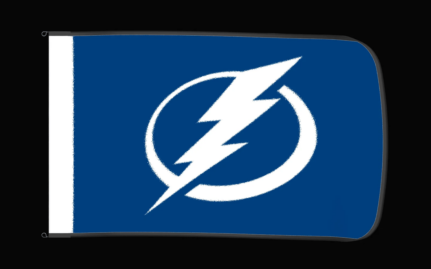 EXO rotating product view — Tampa Bay Lightning Authentic Gameday Flag — controlled catalog turntable
