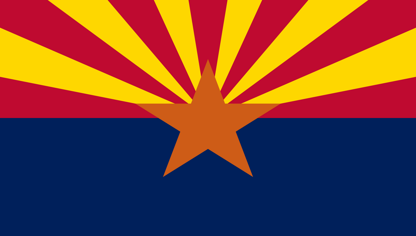 states-and-dc-production-r01/state-arizona | Arizona State Flag | Side A catalog field — source_sha256=bdaa6f70ad77ce756e754c8a9818d7de8bcde388c110f8bc68dae2683d03e8a3
