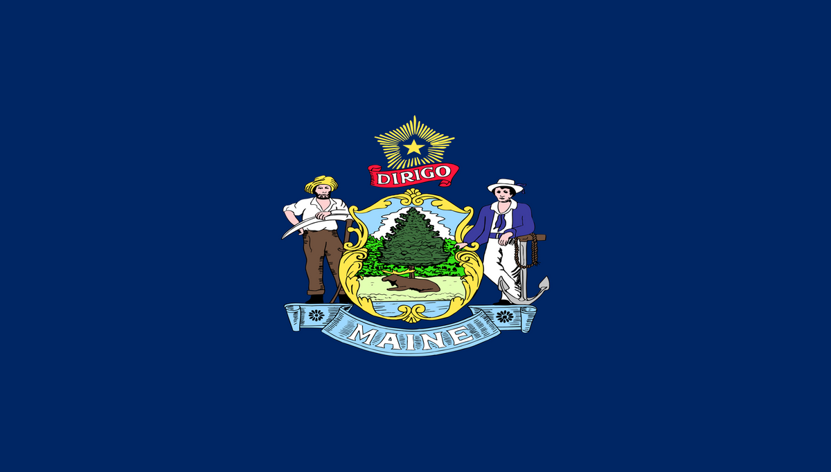 states-and-dc-production-r01/state-maine | Maine State Flag | Side A catalog field — source_sha256=e7899402fca30f94e6e33c4aeda09a46df7c721d226171a41c3a6f85fa88c428