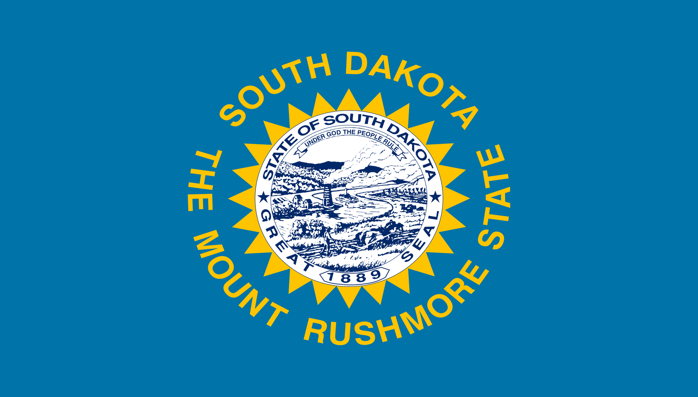 states-and-dc-production-r01/state-south-dakota | South Dakota State Flag | Side B mirrored catalog field — source_sha256=d241e72ec59f8398f4af28fa4e3d3cda21cd23c79cf57e3978eb4740e5b7aeb0