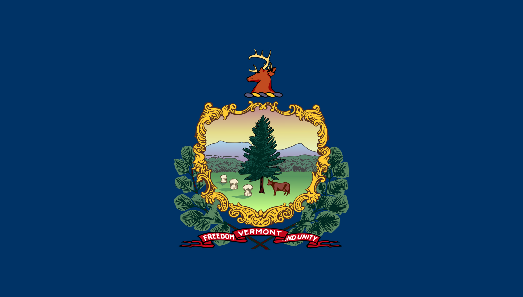 states-and-dc-production-r01/state-vermont | Vermont State Flag | Side A catalog field — source_sha256=1f2eaeedc2a7b912da0f3429d58aabf10cff87ea29a28f0f2ec5b765eb16bd6b