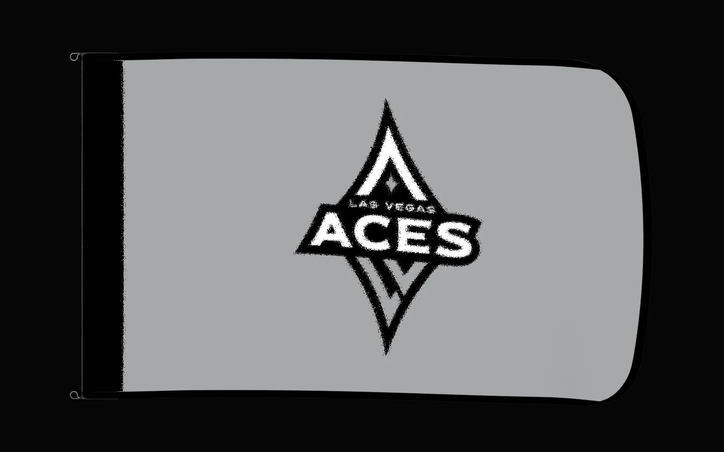 EXO rotating product view — Las Vegas Aces Authentic Gameday Flag — controlled catalog turntable