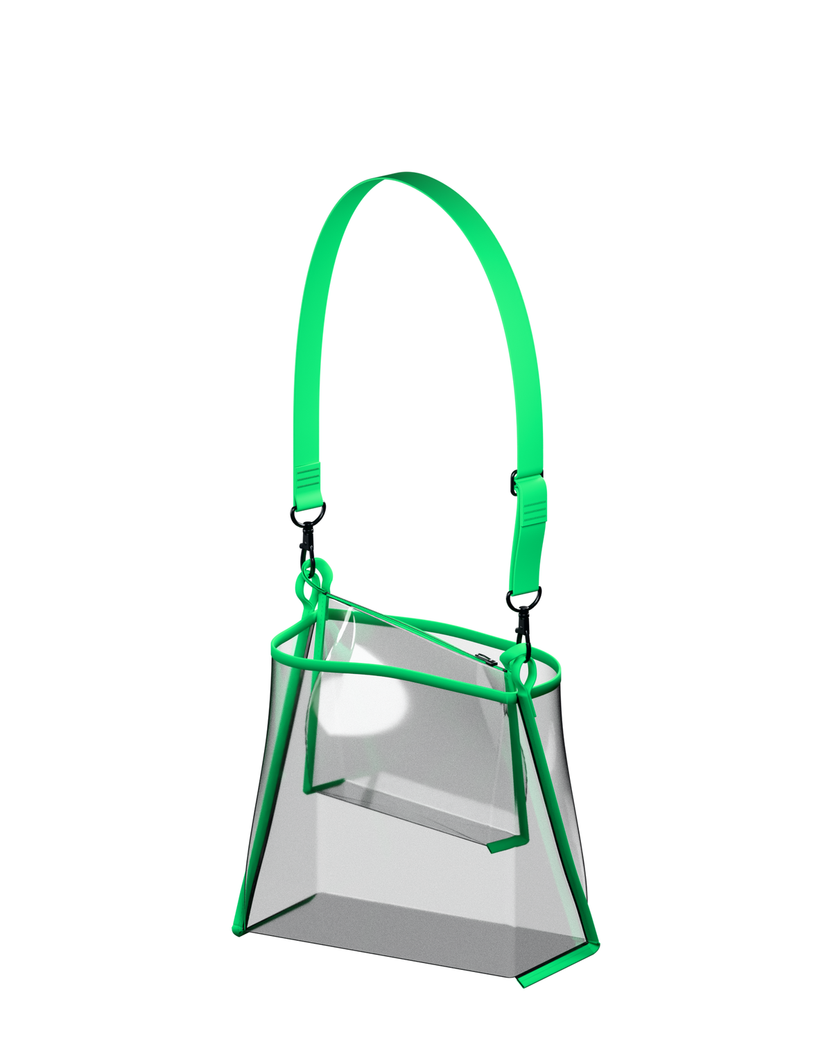Color Kit in Oregon green · bucket, clutch and one matching Medium shoulder strap