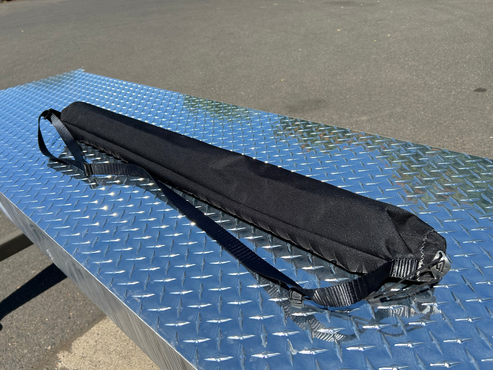 Stock black Gameday flagpole carry bag for the compact MVP pole