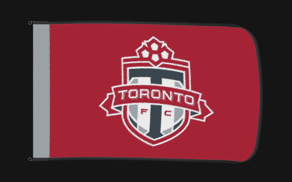 EXO rotating product view — Toronto FC Authentic Gameday Flag — controlled catalog turntable