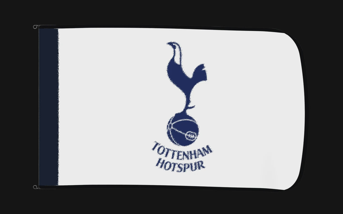 EXO rotating product view — Tottenham Hotspur Authentic Gameday Flag — controlled catalog turntable
