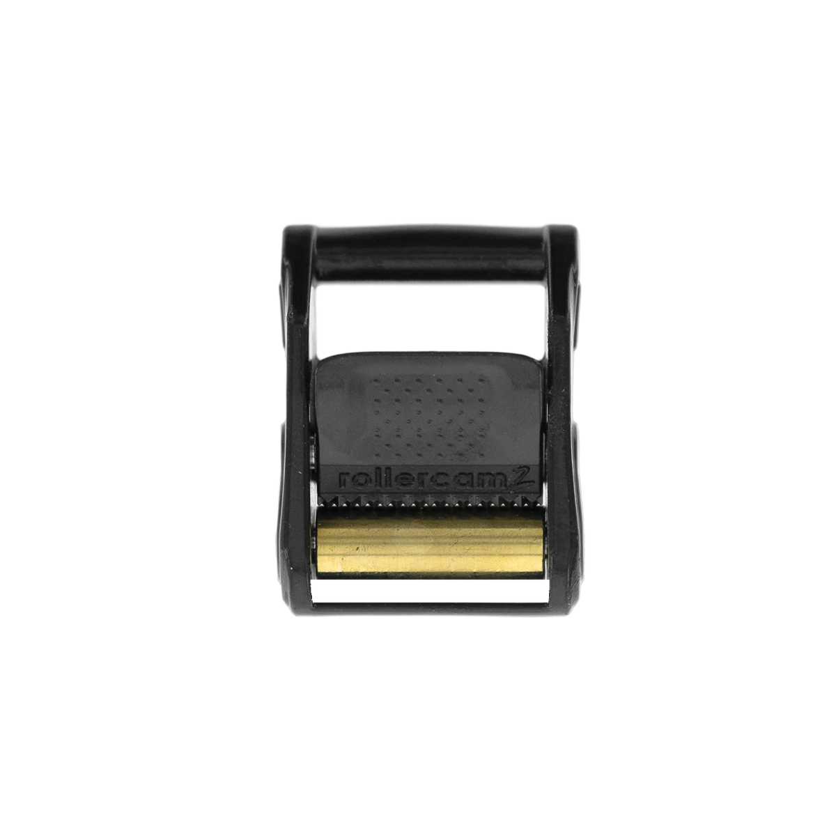 Rolling CAM black-finish buckle for 1.25 inch webbing