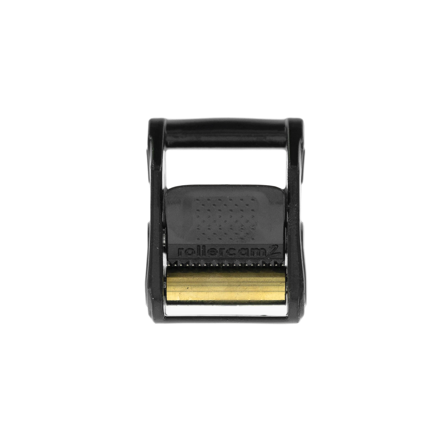 Rollercam black-finish buckle for 1.25 inch webbing