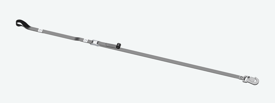 CAM strap configurator preview — Strapworks webbing and configurable connections