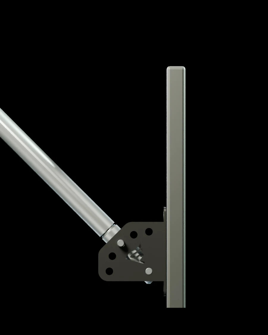 MVP mount side profile at 45 degrees