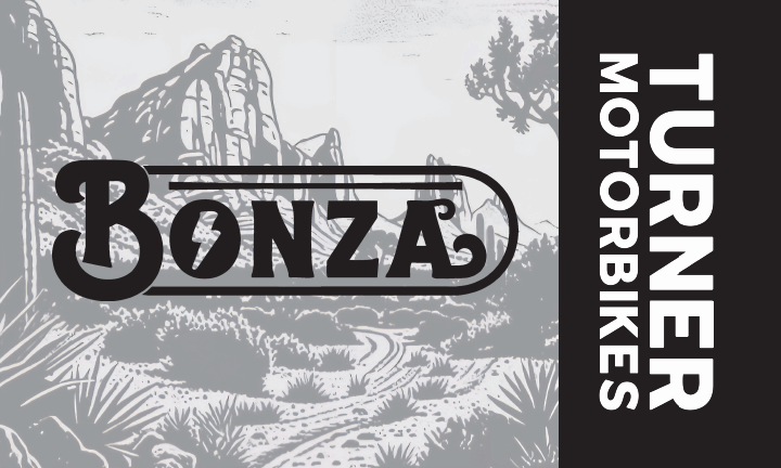 Bonza / Turner Motorbikes reverse artwork proof