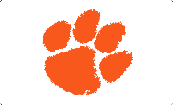 Clemson reverse artwork proof