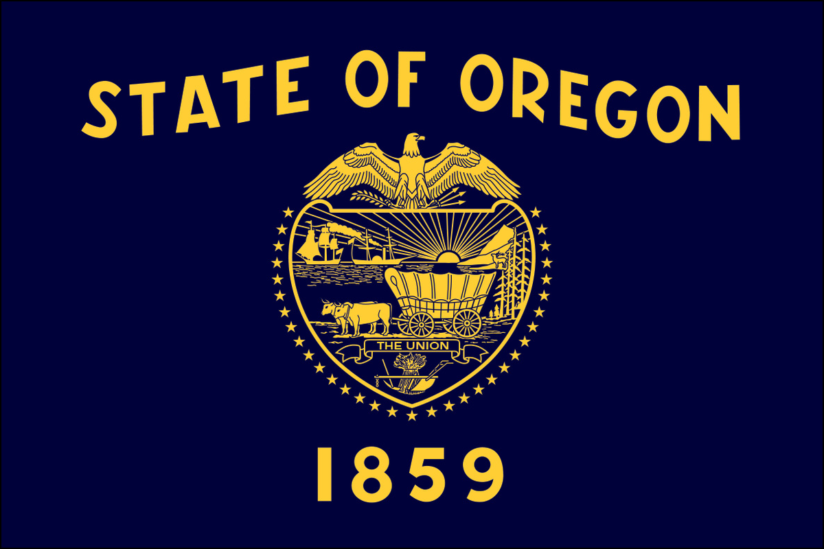 State of Oregon front artwork proof