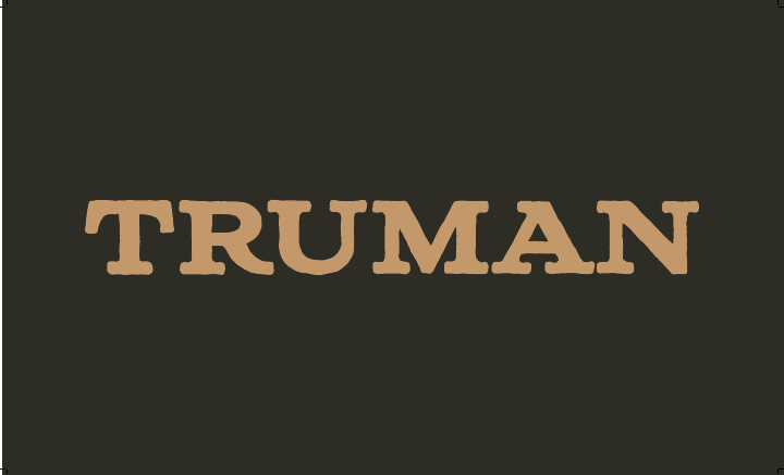Truman Boot Company front artwork proof