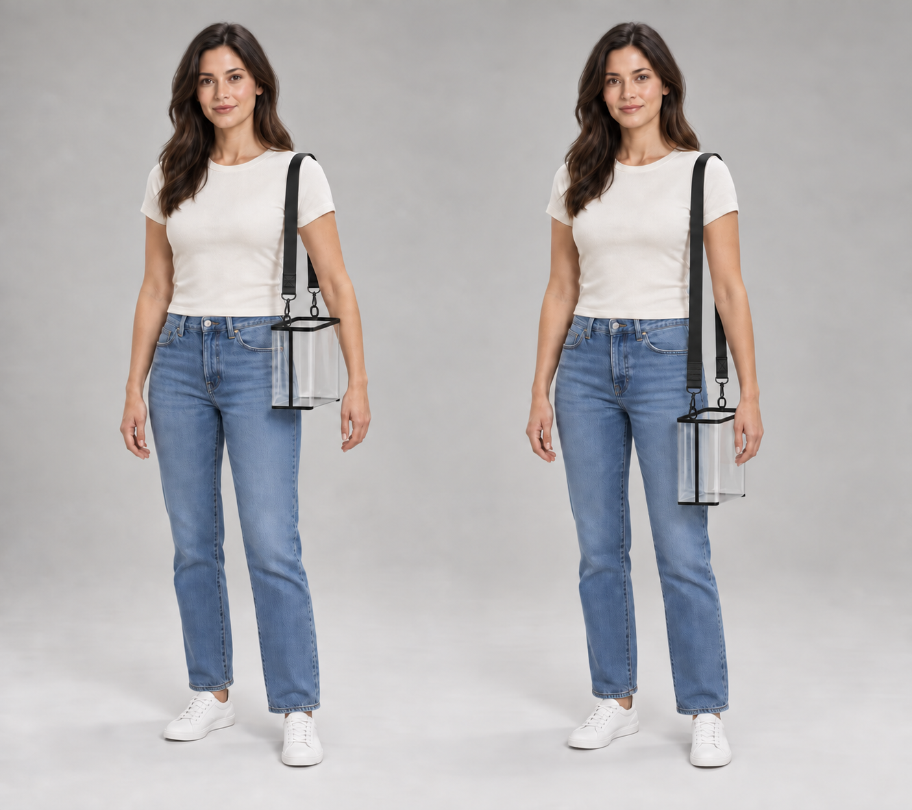 Existing Medium clear-bag fit reference